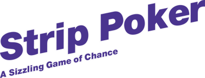 Strip Poker: A Sizzling Game of Chance - Clear Logo (North America) - 2400x918