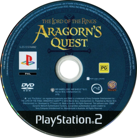 The Lord of the Rings: Aragorn's Quest - Disc (Australia) - 770x775