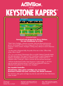 Keystone Kapers - Box - Back - Reconstructed (North America) - 1527x2100