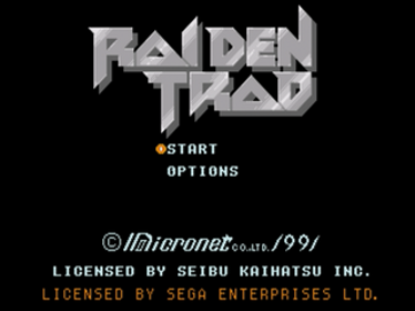 Raiden Trad - Screenshot - Game Title (North America) - 320x240