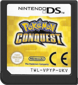 Pokémon Conquest - Cart - Front (United Kingdom) - 517x564