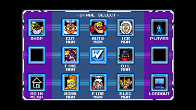 Megaman Again - Screenshot - Game Select (World) - 1920x1080