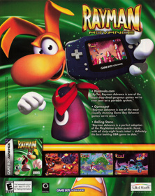 Rayman Advance - Advertisement Flyer - Front (United States) - 1744x2200