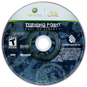 Turning Point: Fall of Liberty - Disc (North America) - 900x900