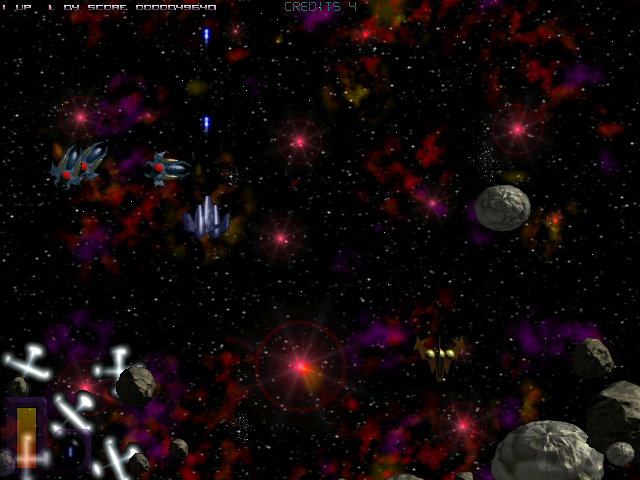 Illustration of 3D Space Fighter