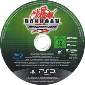 Bakugan: Defenders of the Core - Disc (Germany) - 500x500
