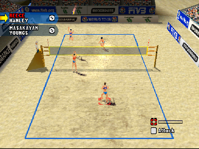 Illustration of Power Spike: Pro Beach Volleyball