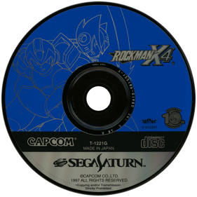 Mega Man X4 - Disc (Japan) - 1450x1450