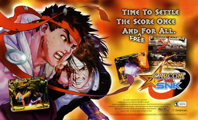 Capcom vs. SNK: Millennium Fight 2000 - Advertisement Flyer - Front (North America) - 4291x2600