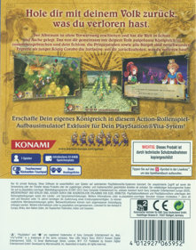 New Little King's Story - Box - Back (Germany) - 954x1211