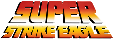 Super Strike Eagle - Clear Logo (North America) - 4500x1554