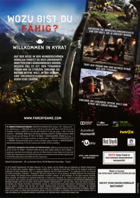 Far Cry 4 - Box - Back (Germany) - 1063x1500