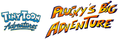 Tiny Toon Adventures: Plucky's Big Adventure - Clear Logo (World) - 600x201