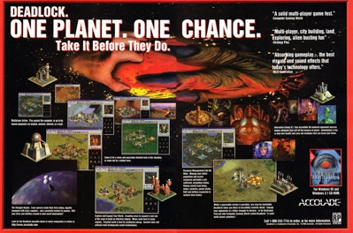 Deadlock: Planetary Conquest - Advertisement Flyer - Front (North America) - 4000x2645