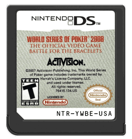 World Series of Poker 2008 Battle for the Bracelets - Cart - Front (North America) - 571x600
