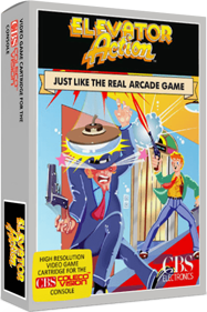 Elevator Action (Sega) - Box - 3D (Europe) - 439x659