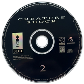 Creature Shock - Disc (United States) - 1026x1024
