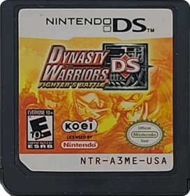 Dynasty Warriors DS: Fighter's Battle - Cart - Front (North America) - 803x828
