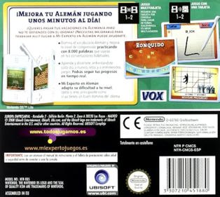 Mi Experto en Alemán: Mejora Tu Vocabulario Alemán - Box - Back (Spain) - 894x799