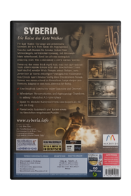 Syberia - Box - Back (Germany) - 1024x1536