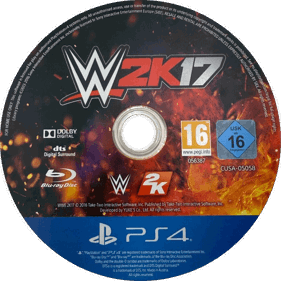 WWE 2K17 - Disc (Europe) - 1055x1054