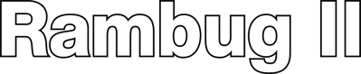 Rambug II - Clear Logo (North America) - 2400x493
