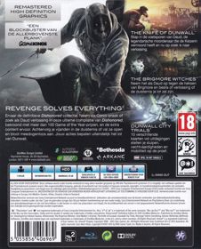 Dishonored: Definitive Edition - Box - Back (Europe) - 645x800