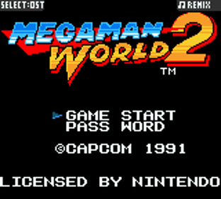 Mega Man World 2 DX - Screenshot - Game Title (World) - 160x144