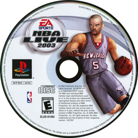 NBA Live 2003 - Disc (North America) - 1400x1400