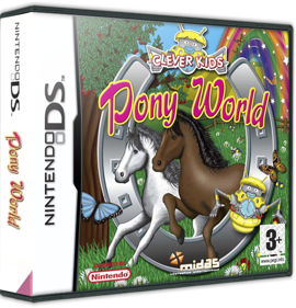 Clever Kids: Pony World - Box - 3D (Europe) - 575x598