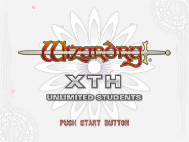 Wizardry Xth 2: Mugen no Gakuto - Screenshot - Game Title (Japan) - 597x448