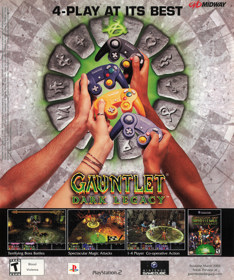 Gauntlet: Dark Legacy - Advertisement Flyer - Front (United States) - 1837x2200