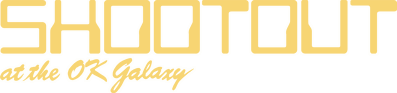 Shootout at the OK Galaxy - Clear Logo (North America) - 2400x562