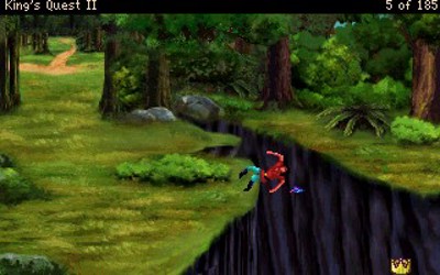 King's Quest II: Romancing the Stones (VGA Remake) - Screenshot - Gameplay (World) - 320x200