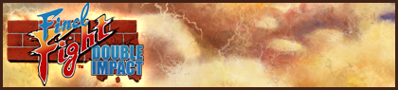 Final Fight: Double Impact - Banner (World) - 420x95
