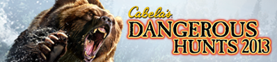 Cabela's Dangerous Hunts 2013 - Banner (World) - 420x95