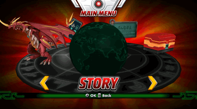 Bakugan: Defenders of the Core - Screenshot - Game Select (World) - 2593x1440