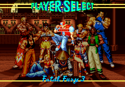 Garou Densetsu 3: Road to the Final Victory - Screenshot - Game Select (Japan) - 640x448