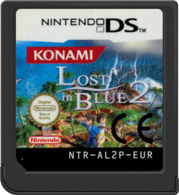 Lost in Blue 2 - Cart - Front (Europe) - 517x564