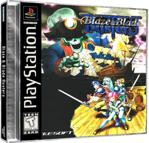 Blaze & Blade Busters - Box - 3D (North America) - 571x550