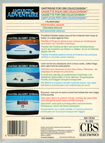 Antarctic Adventure - Box - Back (Europe) - 497x680