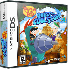 Phineas and Ferb: Quest for Cool Stuff - Box - 3D (North America) - 868x879