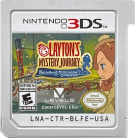 Layton's Mystery Journey: Katrielle and the Millionaires' Conspiracy - Cart - Front (North America) - 807x826