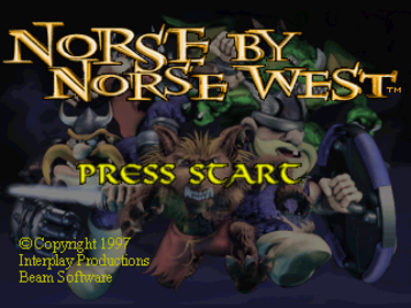 Norse by Norsewest: The Return of the Lost Vikings - Screenshot - Game Title (North America) - 320x240