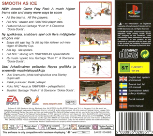 NHL 2000 - Box - Back (Europe) - 765x680