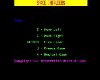 Intruders - Screenshot - Game Title (Europe) - 320x256