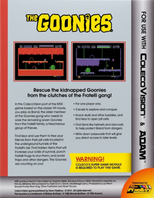 The Goonies - Box - Back (World) - 896x1151