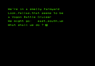 Hitch-Hiker's Guide to the Galaxy - Screenshot - Gameplay (Europe) - 384x266