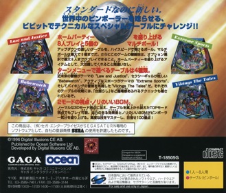 True Pinball - Box - Back (Japan) - 1605x1370