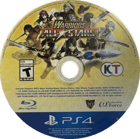 Warriors All-Stars - Disc (North America) - 991x988